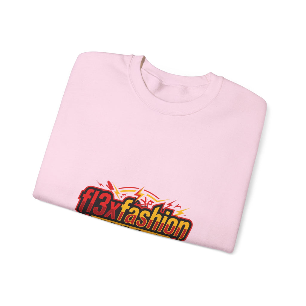 Logo Pattern Sweatshirt — fi3xfashion Graphic Crewneck