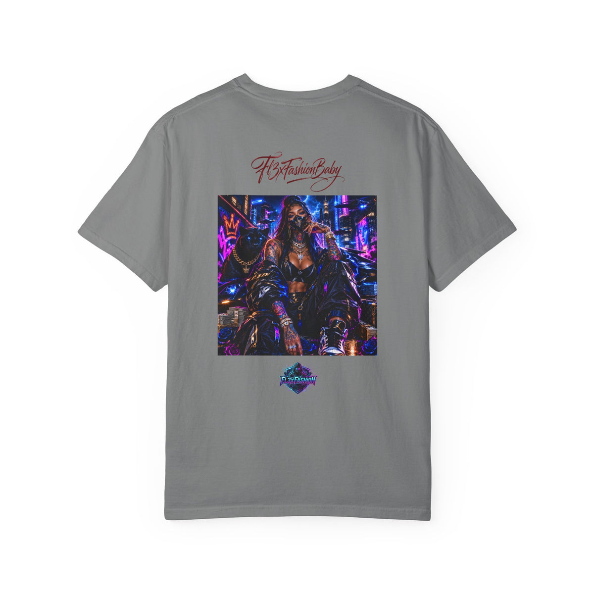 Cyberpunk Nightlife T‑Shirt — “The Fashion Baby” Graphic Tee