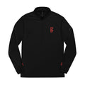 Embroidered adidas Quarter-Zip Pullover – Lightweight White Performance Top