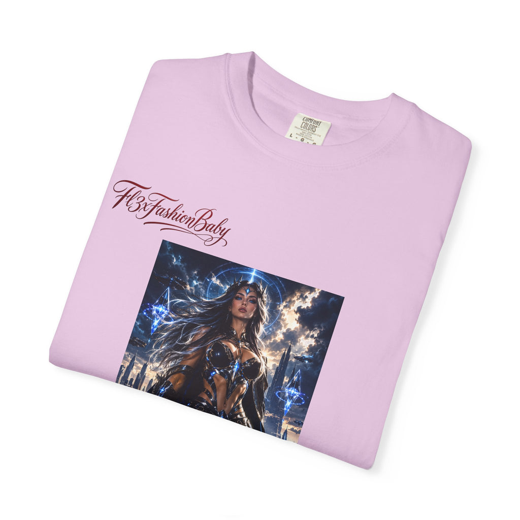 Fantasy Warrior Graphic T-Shirt — "FB7FashionBaby" Logo Tee