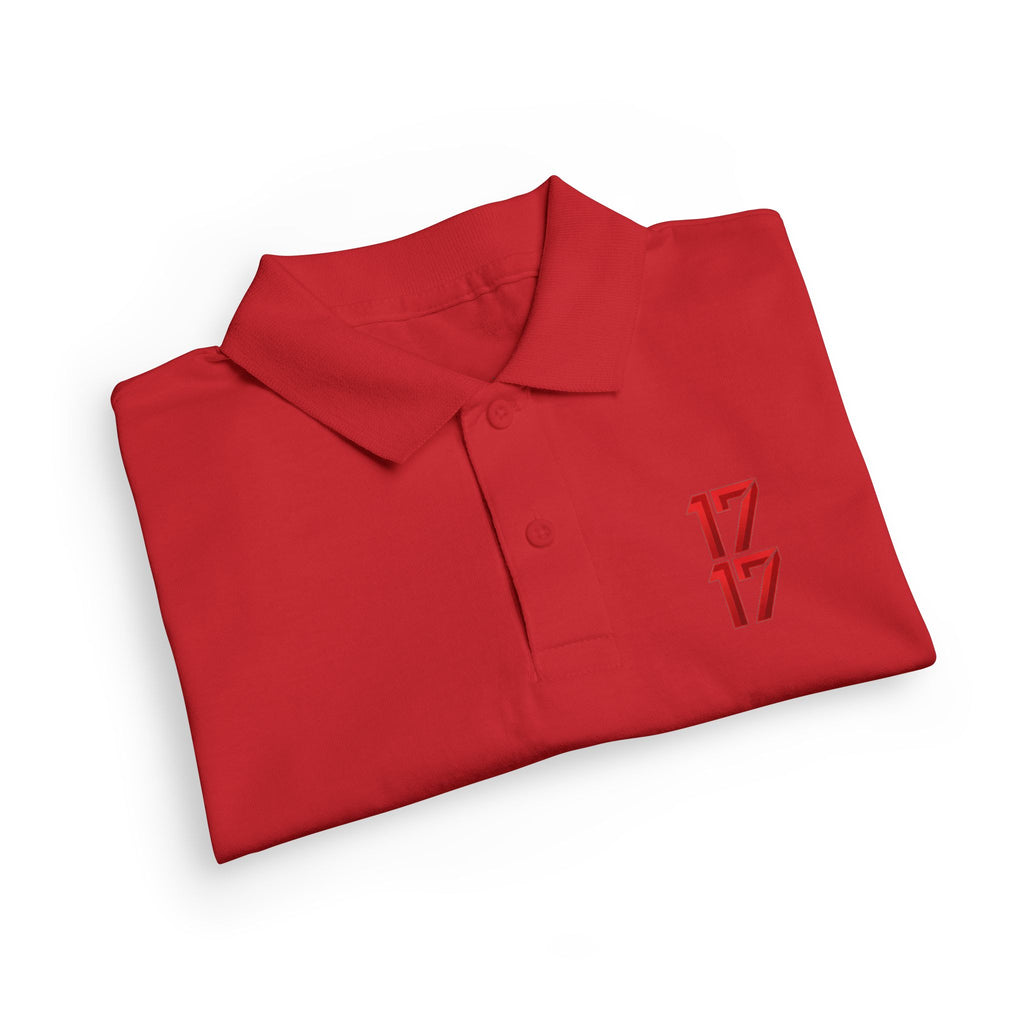 Youth Polo — Red 17 Graphic School Spirit Polo