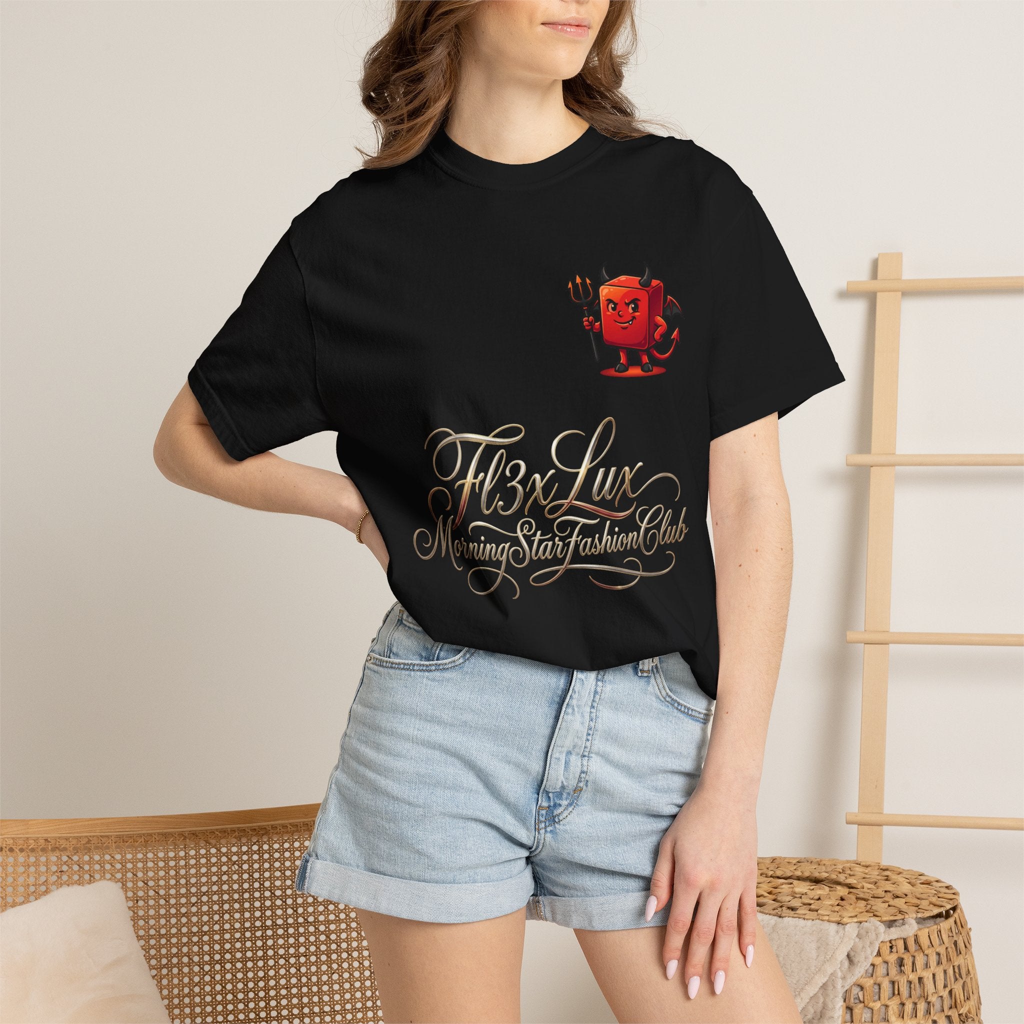 Phoenix & Devil Graphic T-Shirt — Fi3x Fashion Morning Star Club