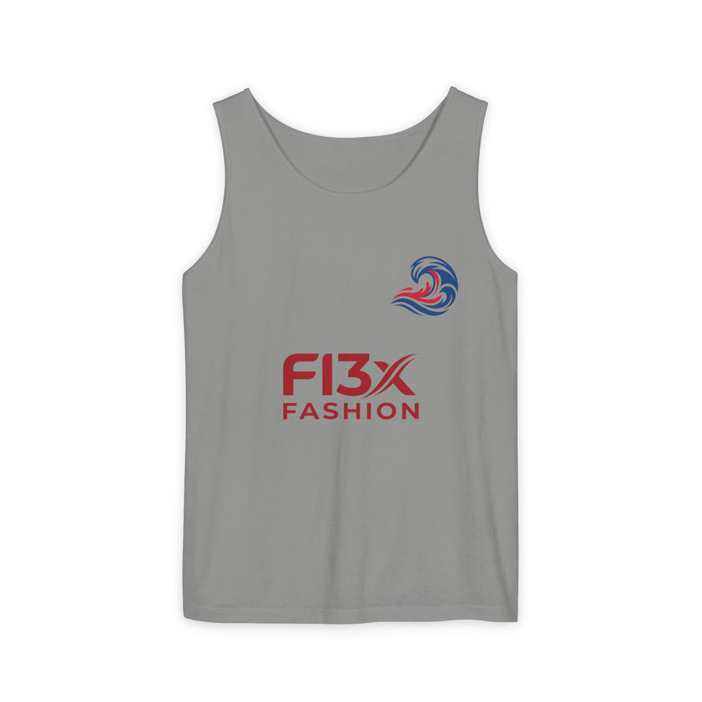 Graphic Tank Top - Colorful Cosmic Woman Illustration