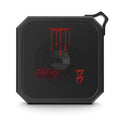 Outdoor Bluetooth Speaker — Blackwater Rugged Speaker with Dripping Red Logo