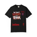 We Don’t Negotiate Terror Graphic T-Shirt — F13x Fashion Front & Back Print
