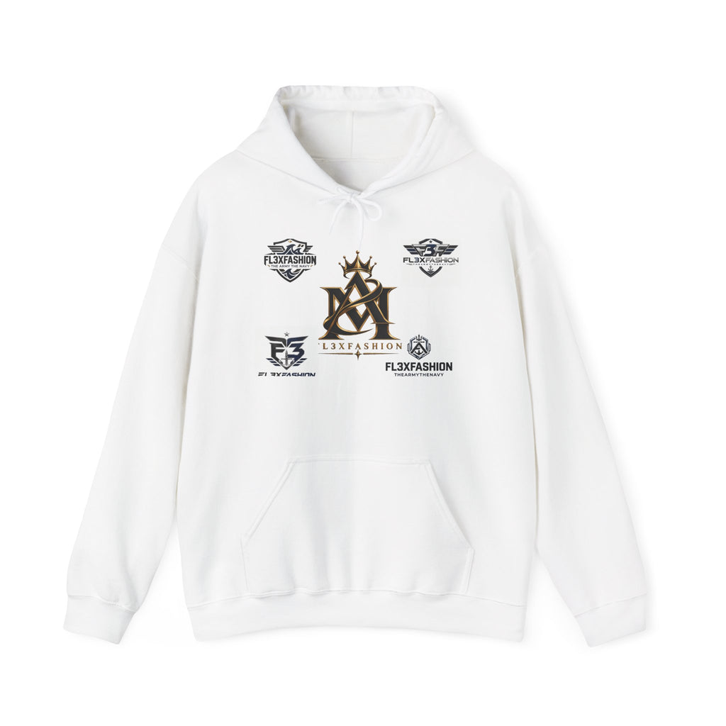 Logo Patch Hoodie — Streetwear Crest Graphic Pullover
