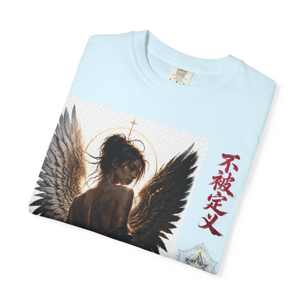 Angel Wings Graphic Tee — "FL3XFASHION" Gothic Streetwear T-Shirt