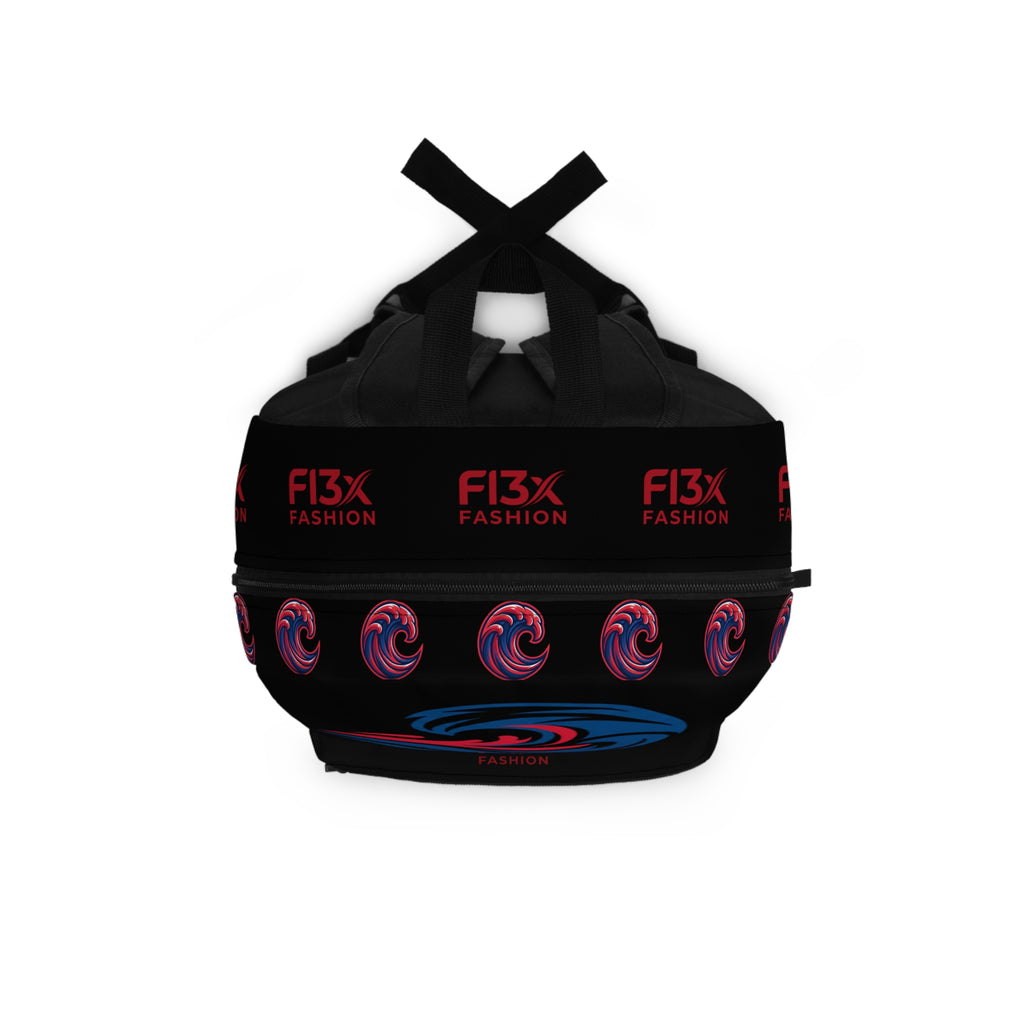 Imasoldier Graphic Backpack - Wave Emblem Streetwear School Bag