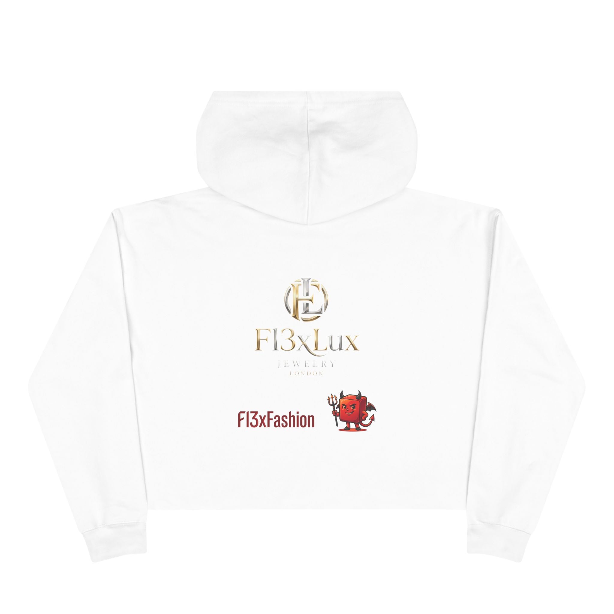 Phoenix Crop Hoodie — FI3x Fashion Logo Graphic