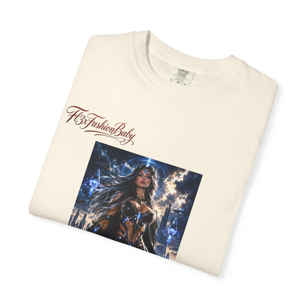 Fantasy Warrior Graphic T-Shirt — "FB7FashionBaby" Logo Tee