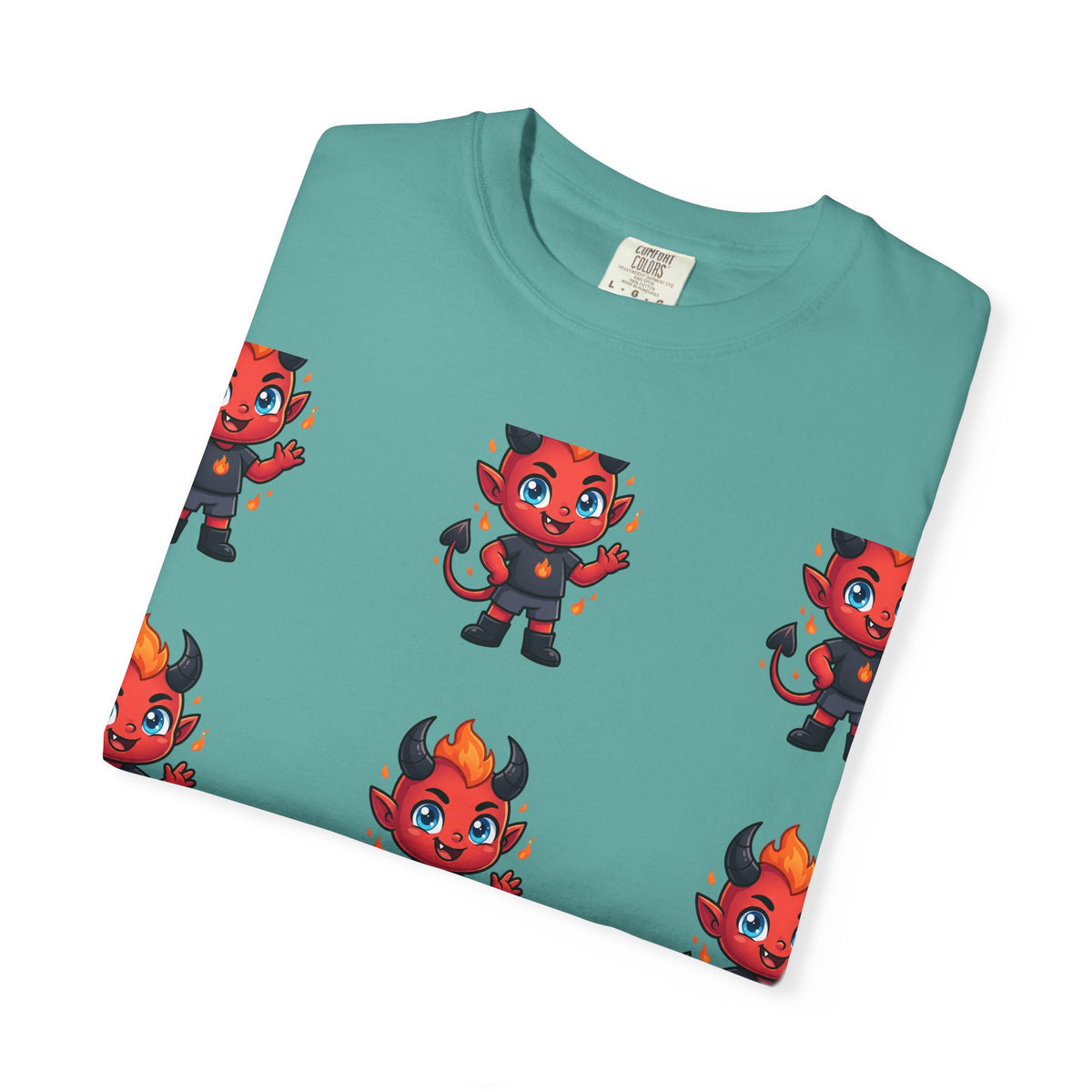 Illuminati Israel Pyramid T-Shirt with Devil Character Pattern
