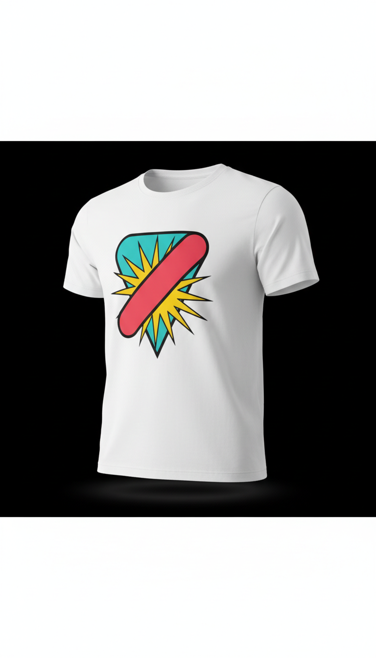 Graphic Logo Tee in Soft Cotton
