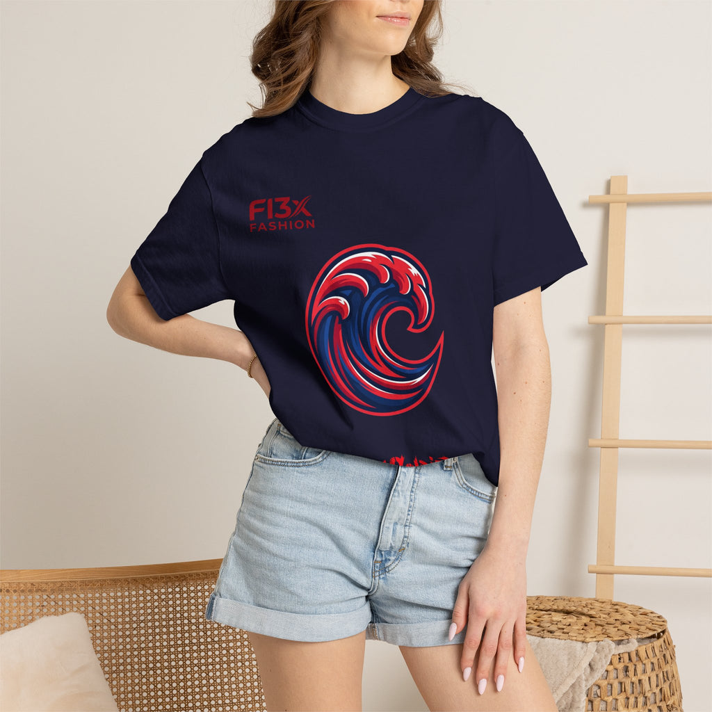 Wave Emblem T-Shirt — 'I'm A Soldier' Graphic Crew Tee