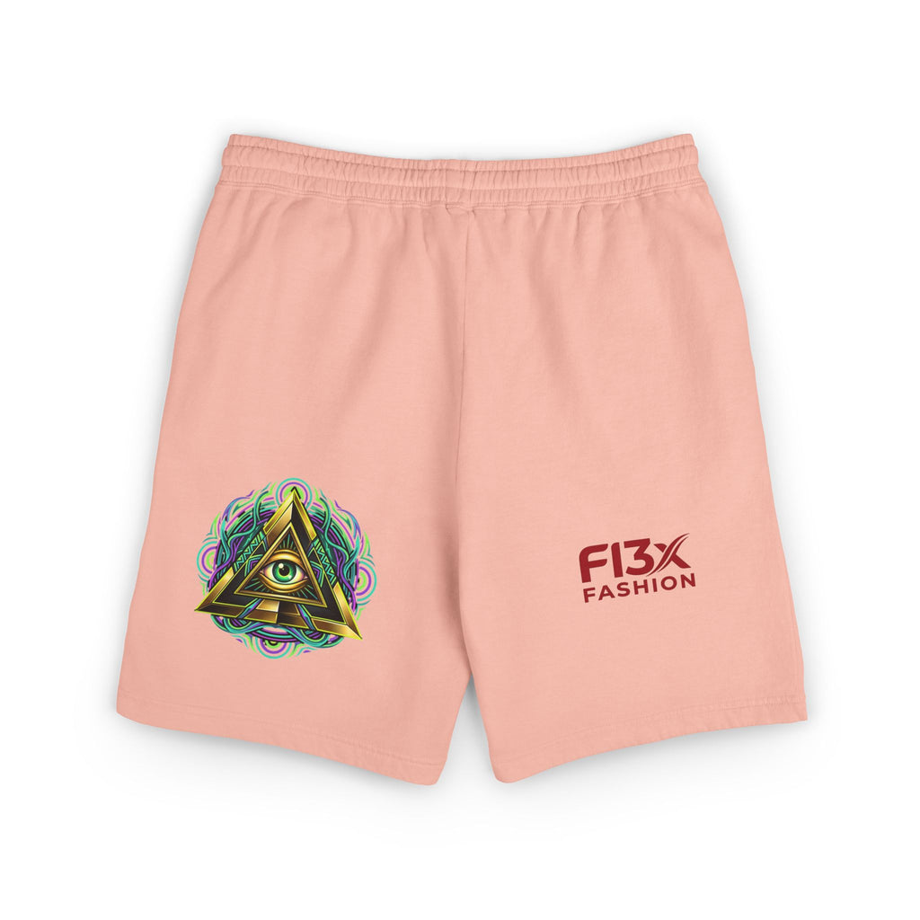 Graphic Fleece Sweat Shorts — Illustration Logo Casual Lounge Shorts