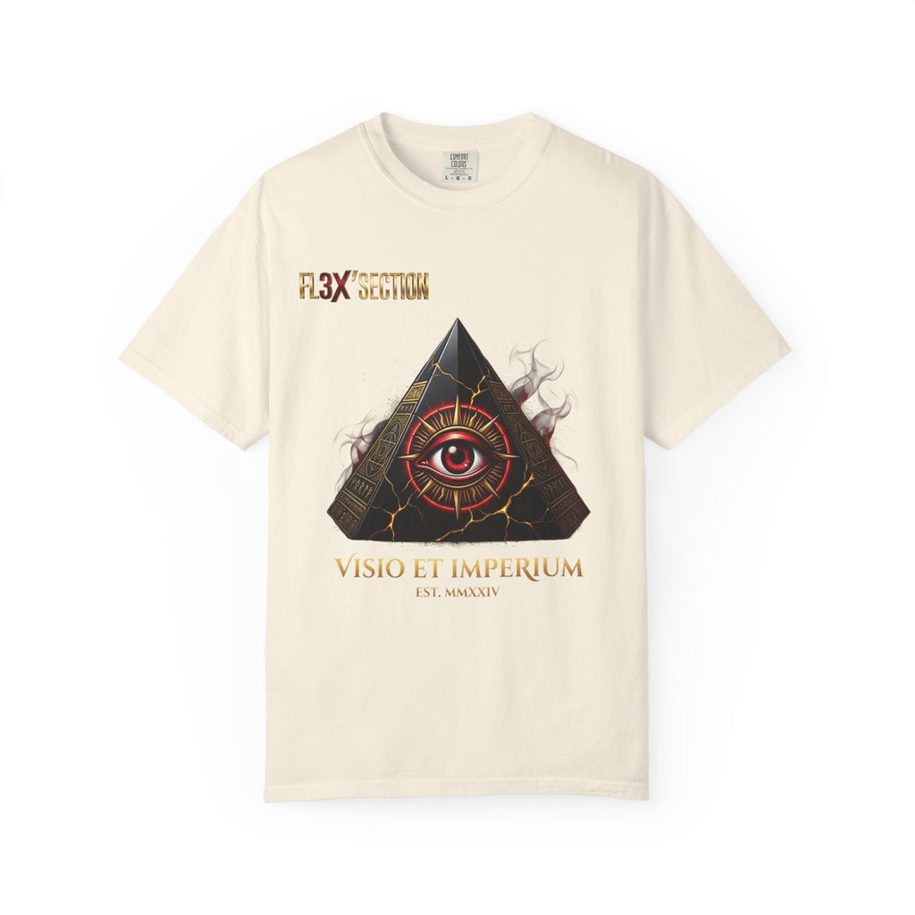 All-Seeing Eye Pyramid T-Shirt — "Visio Et Imperium" Graphic Tee