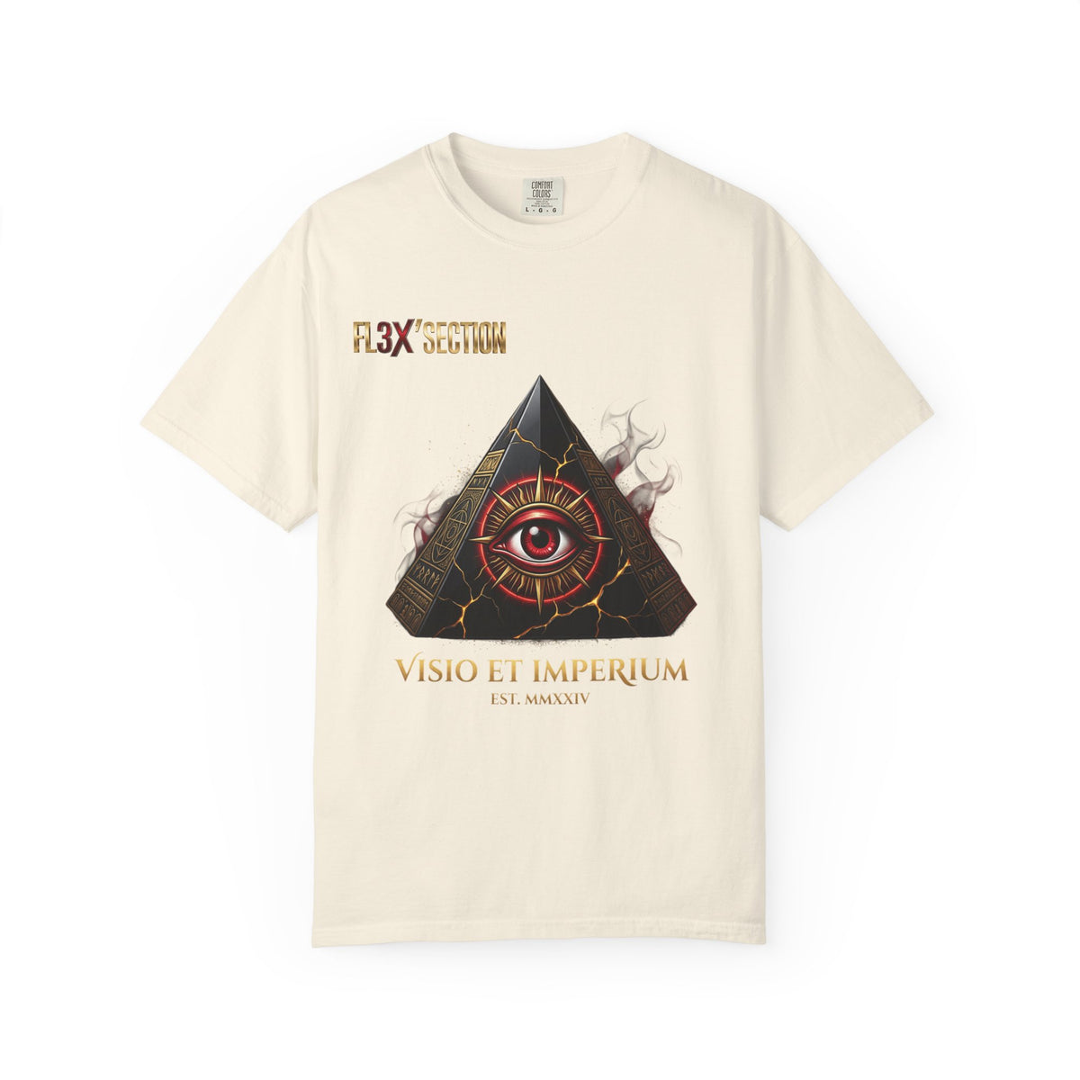 All-Seeing Eye Pyramid T-Shirt — "Visio Et Imperium" Graphic Tee