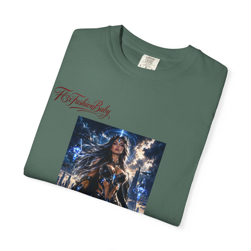 Fantasy Warrior Graphic T-Shirt — "FB7FashionBaby" Logo Tee