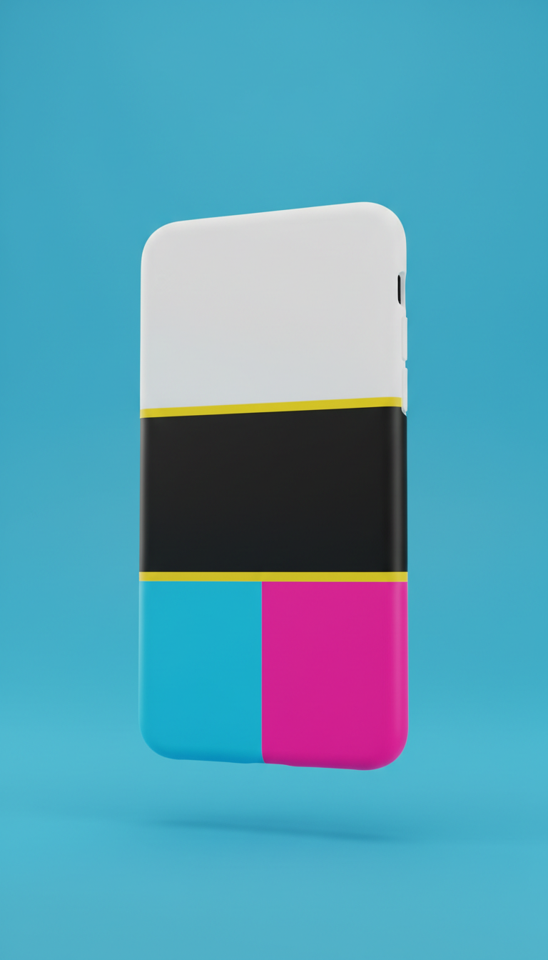 Colorblock Tech Phone Case With Grip