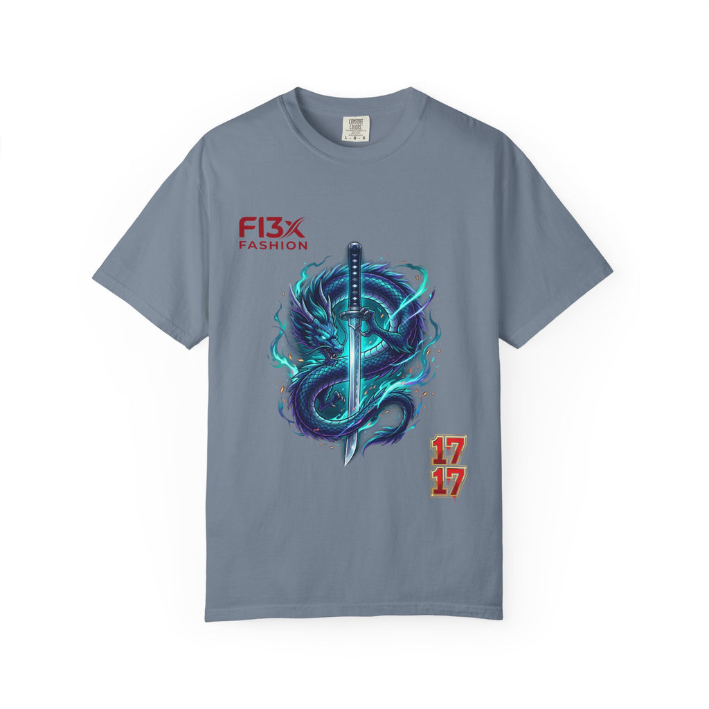 Dragon Katana T-Shirt — Neon Samurai Sword Graphic Tee (17/17)