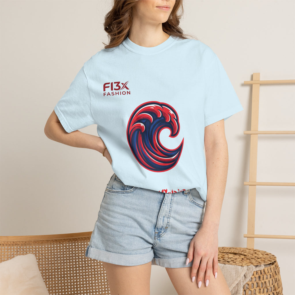 Wave Emblem T-Shirt — 'I'm A Soldier' Graphic Crew Tee