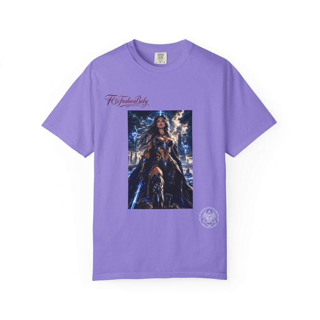 Fantasy Warrior Graphic T-Shirt — "FB7FashionBaby" Logo Tee