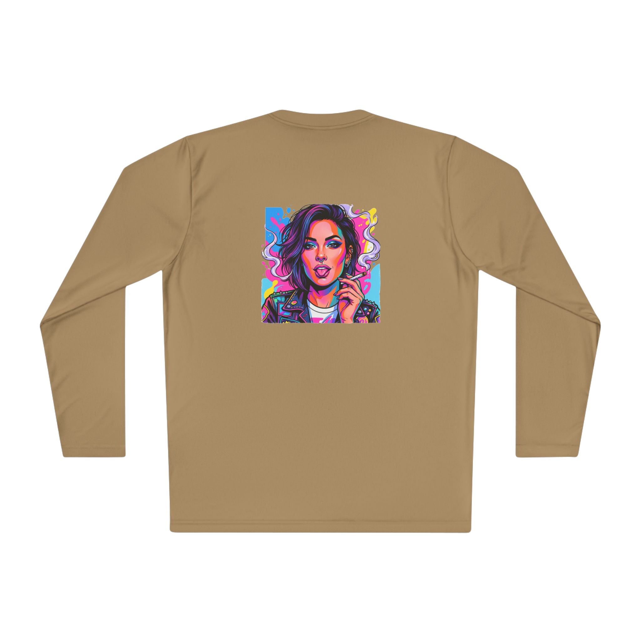 Drag Queen Portrait Long Sleeve Tee — Colorful Pop Art “17” Graphic
