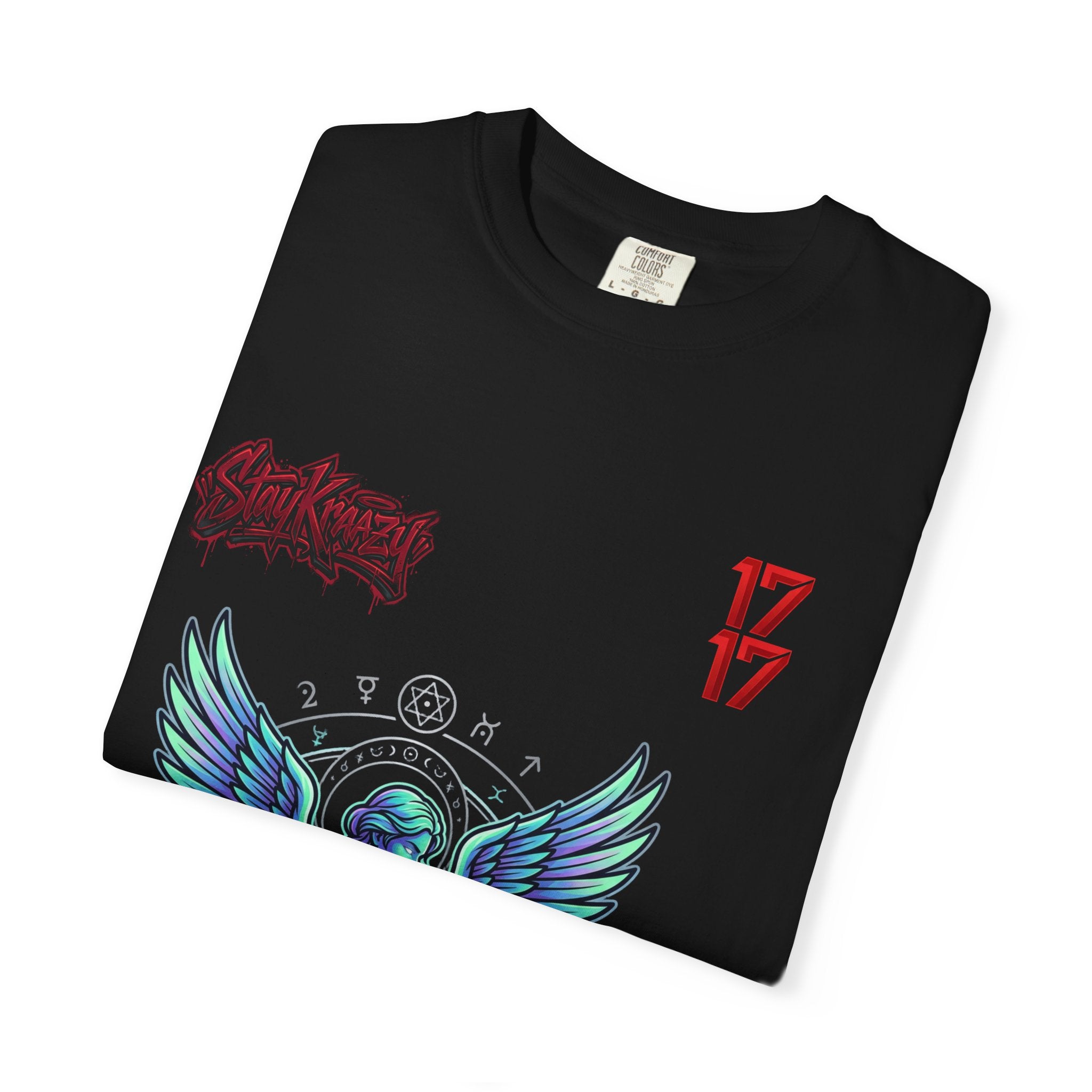 Angel & Devil Graphic T-Shirt — '24 Hours To Live' Streetwear