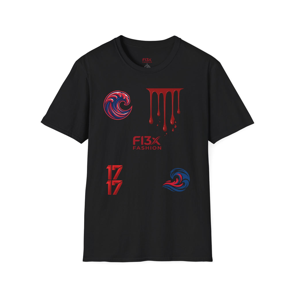 Graphic Tee — F13x Fashion Drip & Wave Design