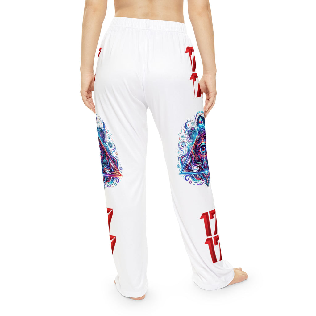 Women's Pajama Pants — Mystic All-Over Print with Third Eye & 1717 Accent