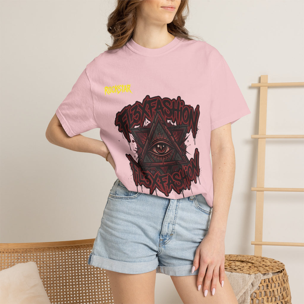 Graphic Tee — “Flex Fashion” All-Seeing Eye Streetwear T-Shirt
