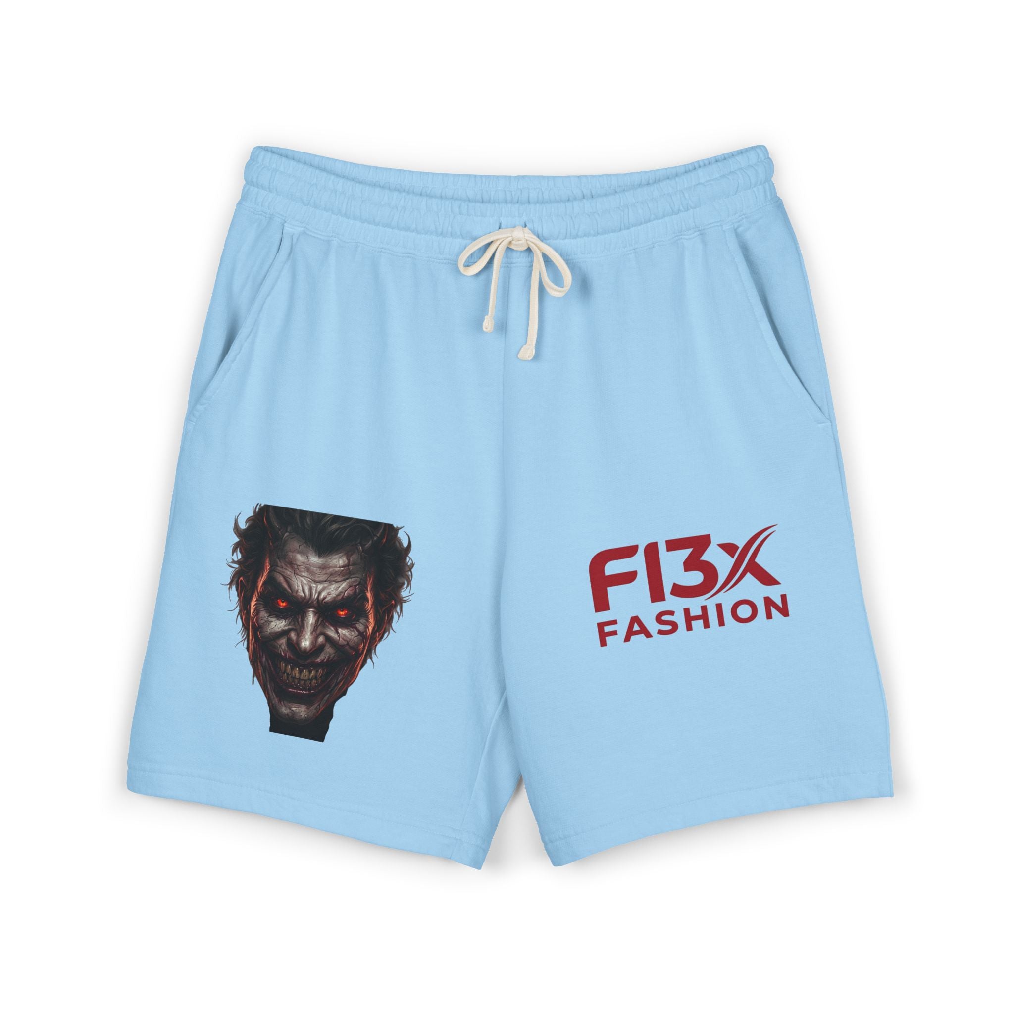 Graphic Fleece Sweat Shorts — Illustration Logo Casual Lounge Shorts