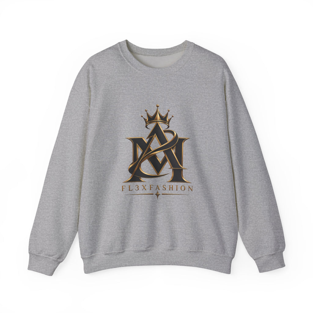 Fl3xFashion Crown Logo Crewneck Sweatshirt