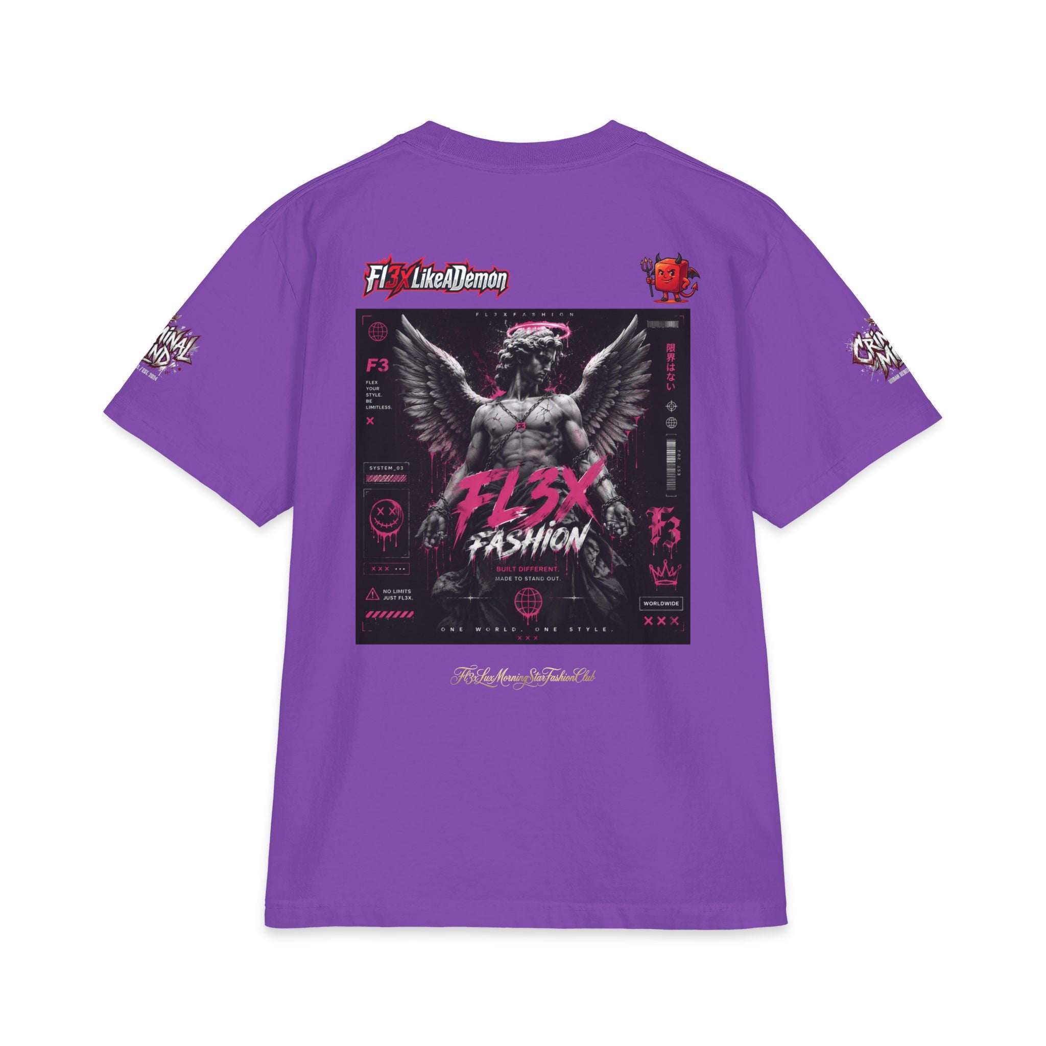 Angel Statue Graphic T‑Shirt — FL3X Fashion Streetwear