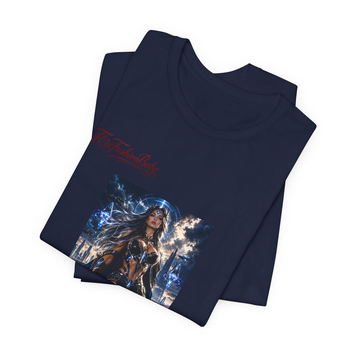 Wonder Heroine Graphic Tee — 'Flirtatious Lady' Front Print