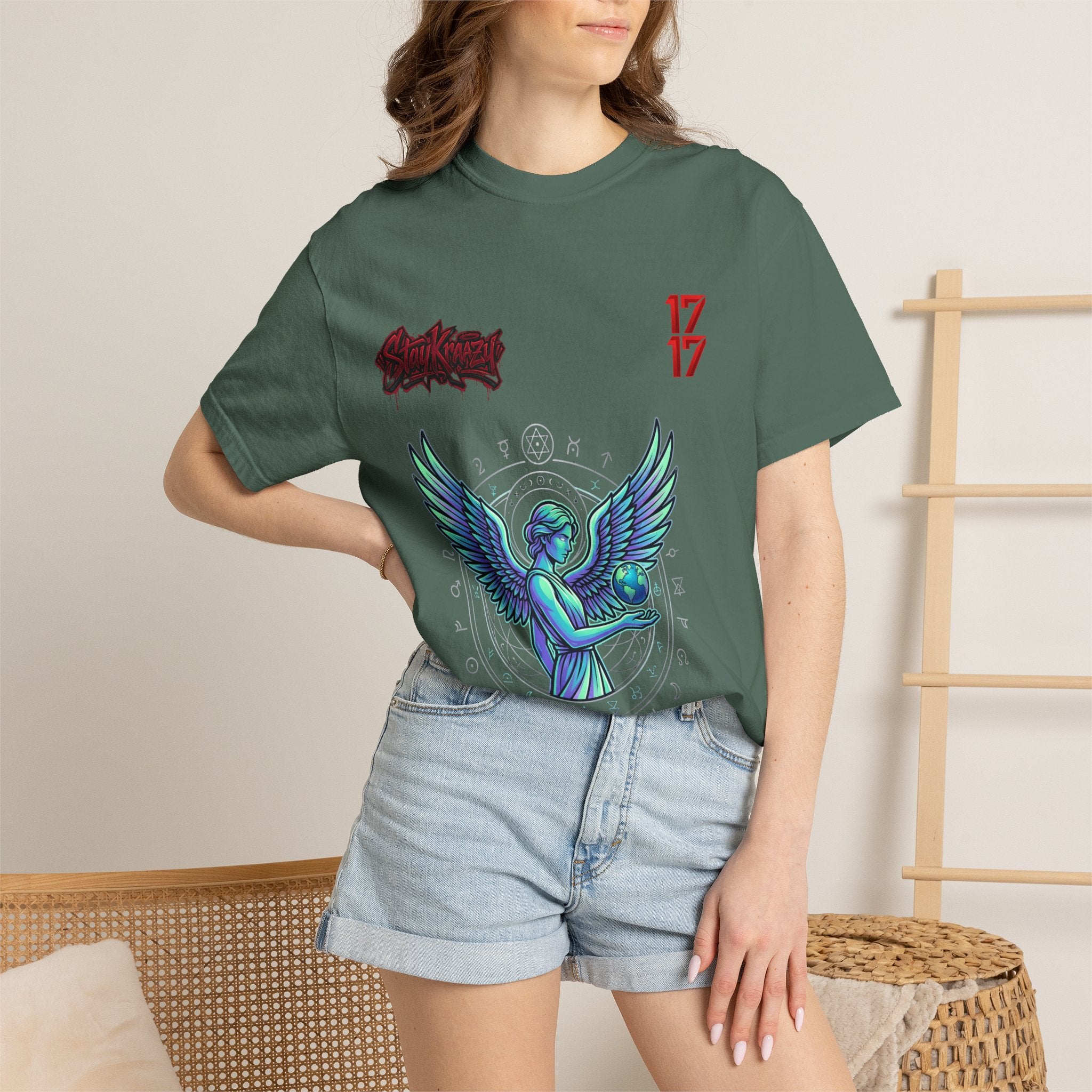 Angel & Devil Graphic T-Shirt — '24 Hours To Live' Streetwear