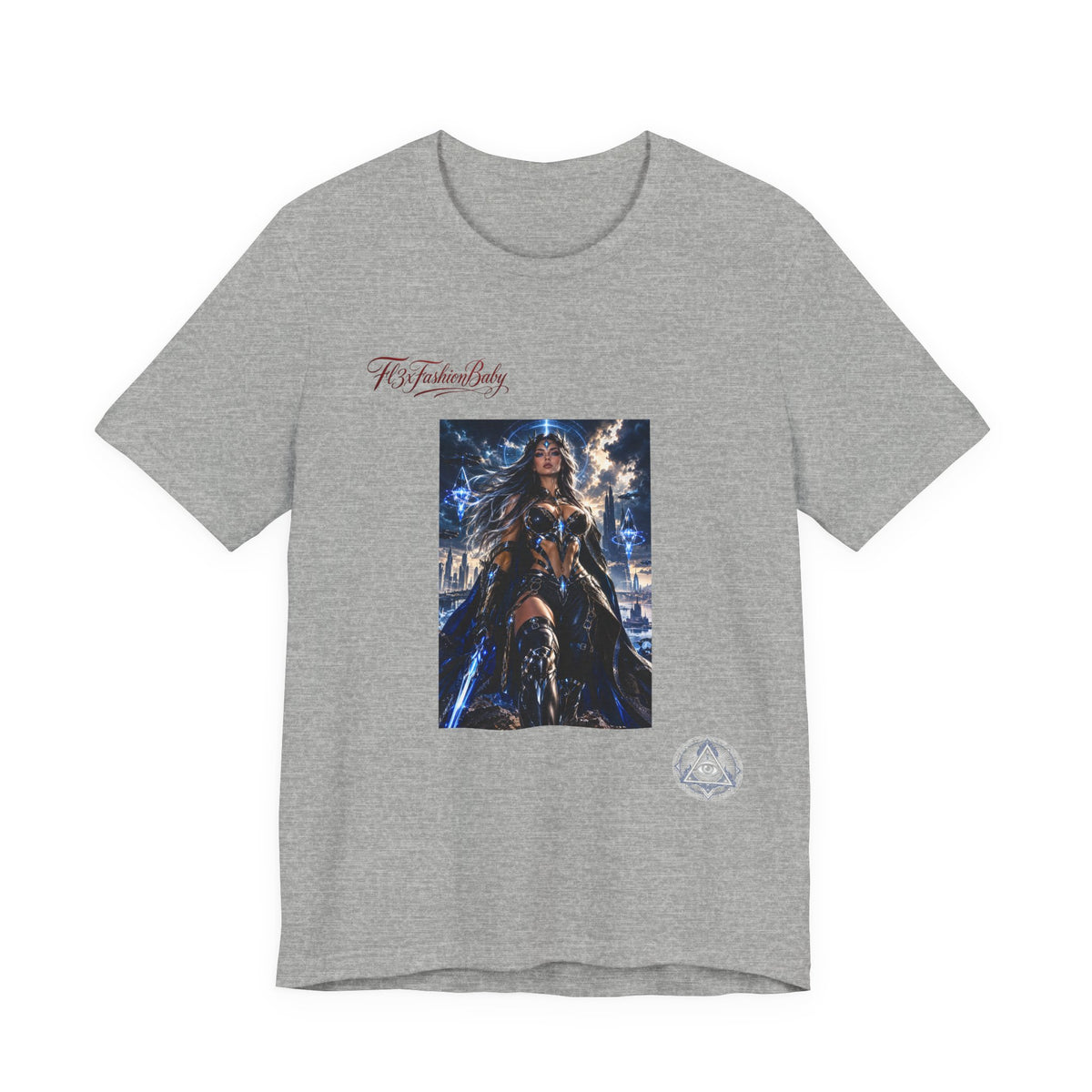 Wonder Heroine Graphic Tee — 'Flirtatious Lady' Front Print