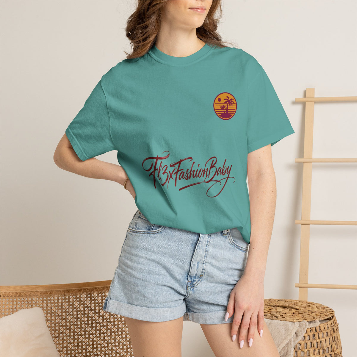 Sunset Palm Tee — FBxFashionBaby Graphic T-Shirt