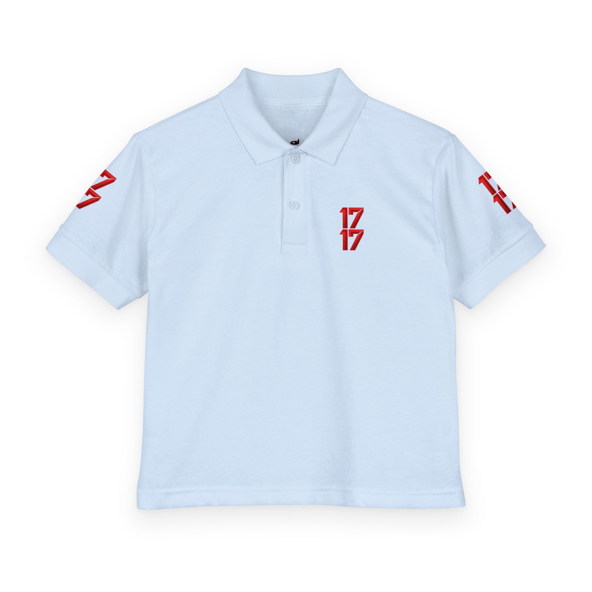 Youth Polo — Red 17 Graphic School Spirit Polo