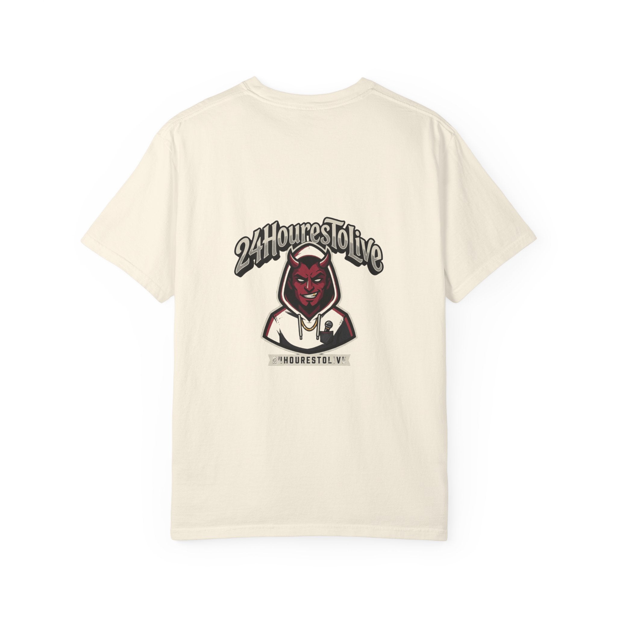 Angel & Devil Graphic T-Shirt — '24 Hours To Live' Streetwear