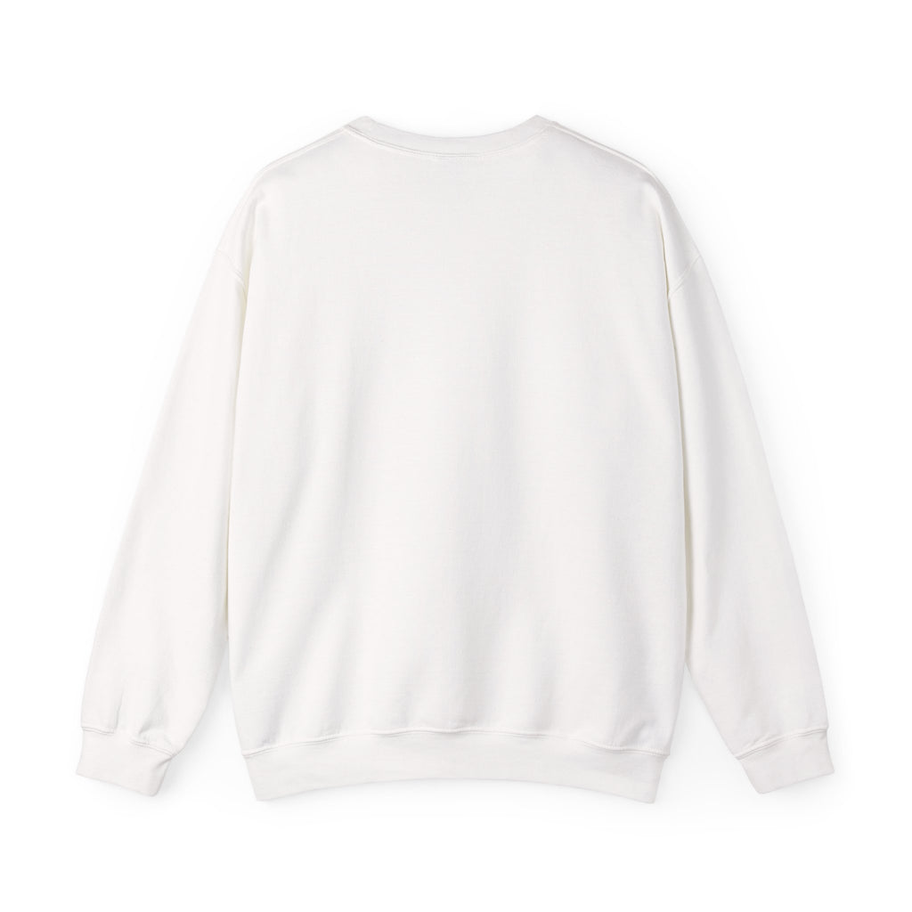 Cute Devil Character Grid Sweatshirt — Cartoon Demon Pattern Crewneck