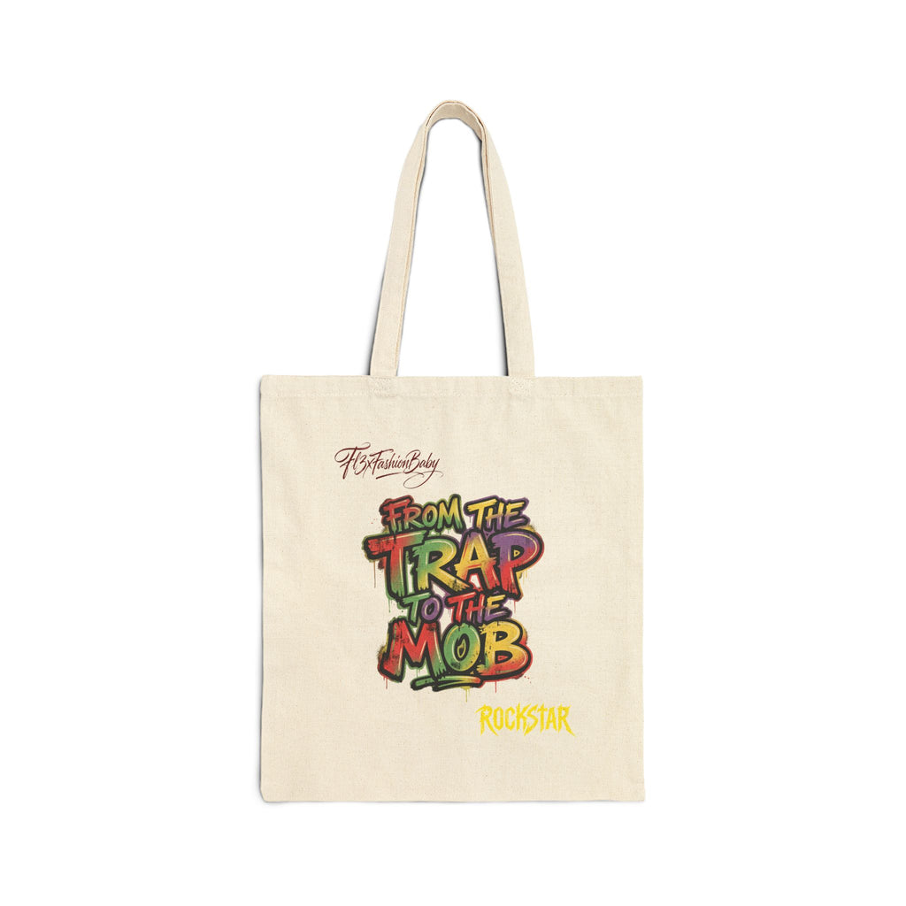 Tote Bag — "From the Trap to the Mob" Graffiti Canvas Tote