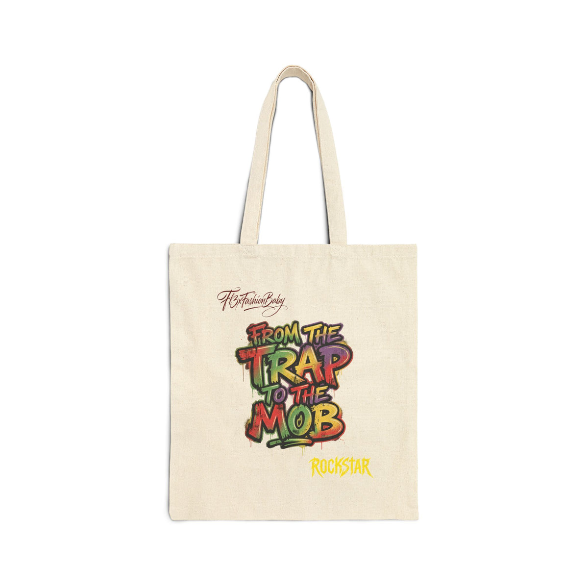 Tote Bag — "From the Trap to the Mob" Graffiti Canvas Tote