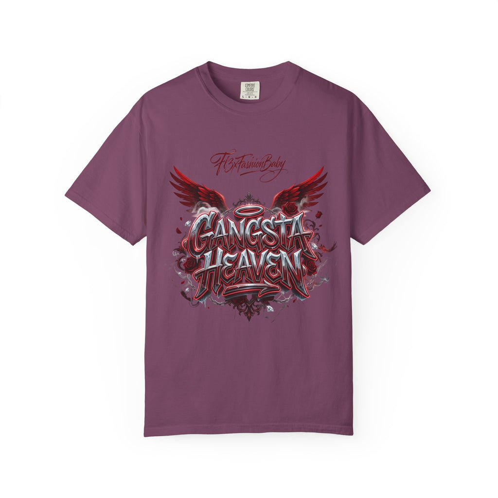 Gangsta Heaven Graphic T-Shirt — Scripted Front & Vertical Kanji Back