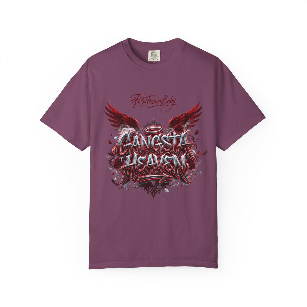Gangsta Heaven Graphic T-Shirt — Scripted Front & Vertical Kanji Back