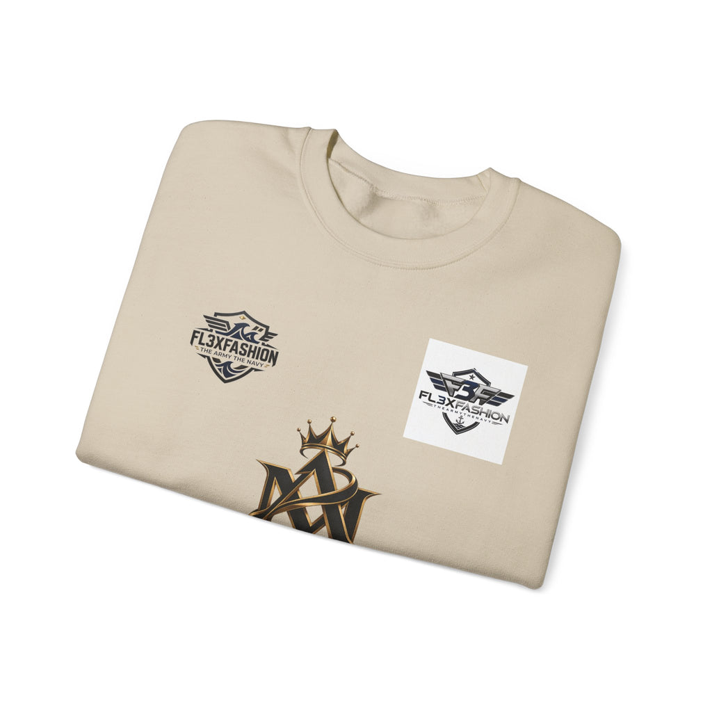 Logo Patch Crewneck Sweatshirt — Minimal Streetwear Brand Logos