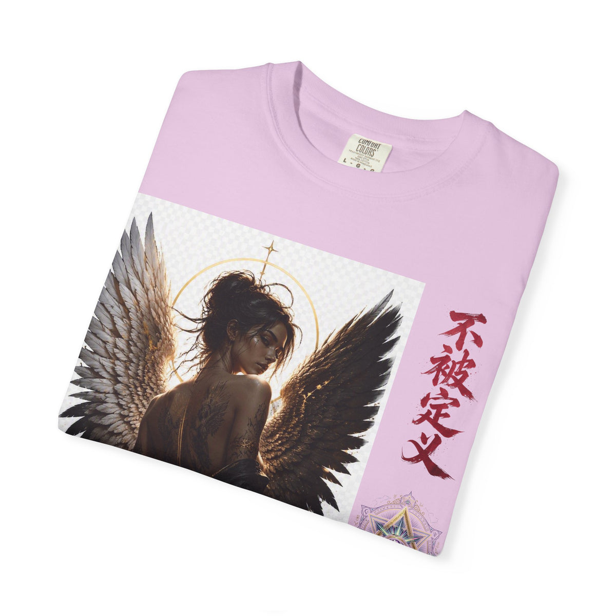 Angel Wings Graphic Tee — "FL3XFASHION" Gothic Streetwear T-Shirt