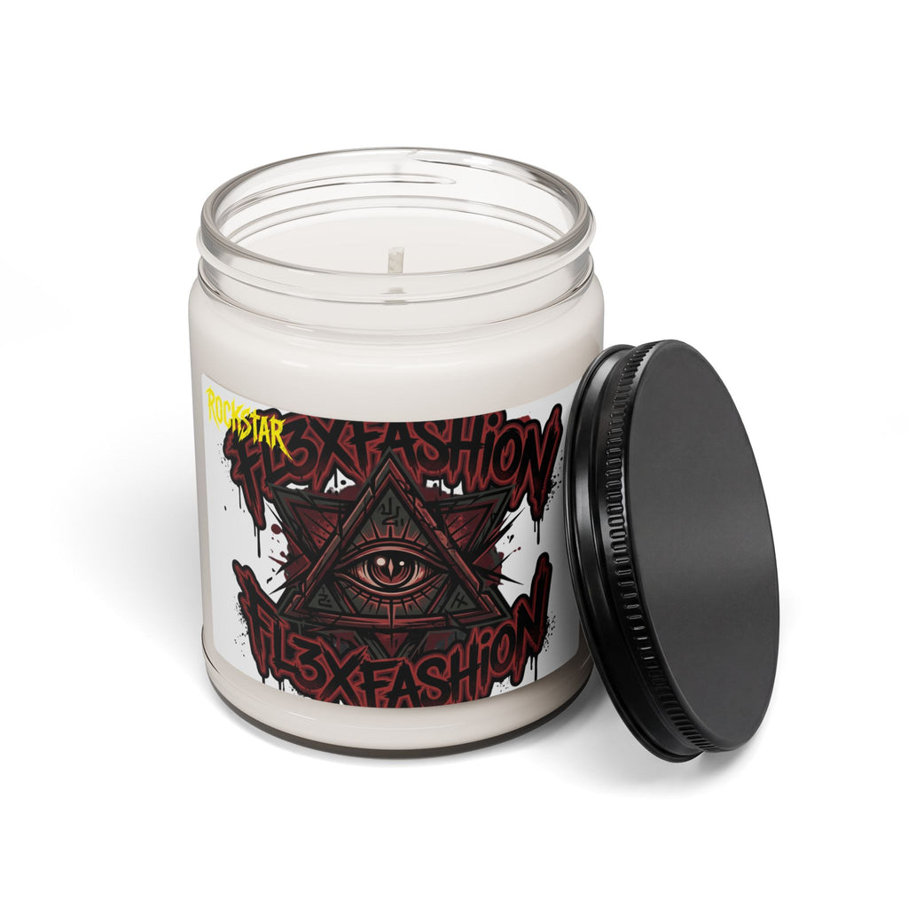 Soy Candle — Gothic All-Seeing Eye Illustration (9oz)