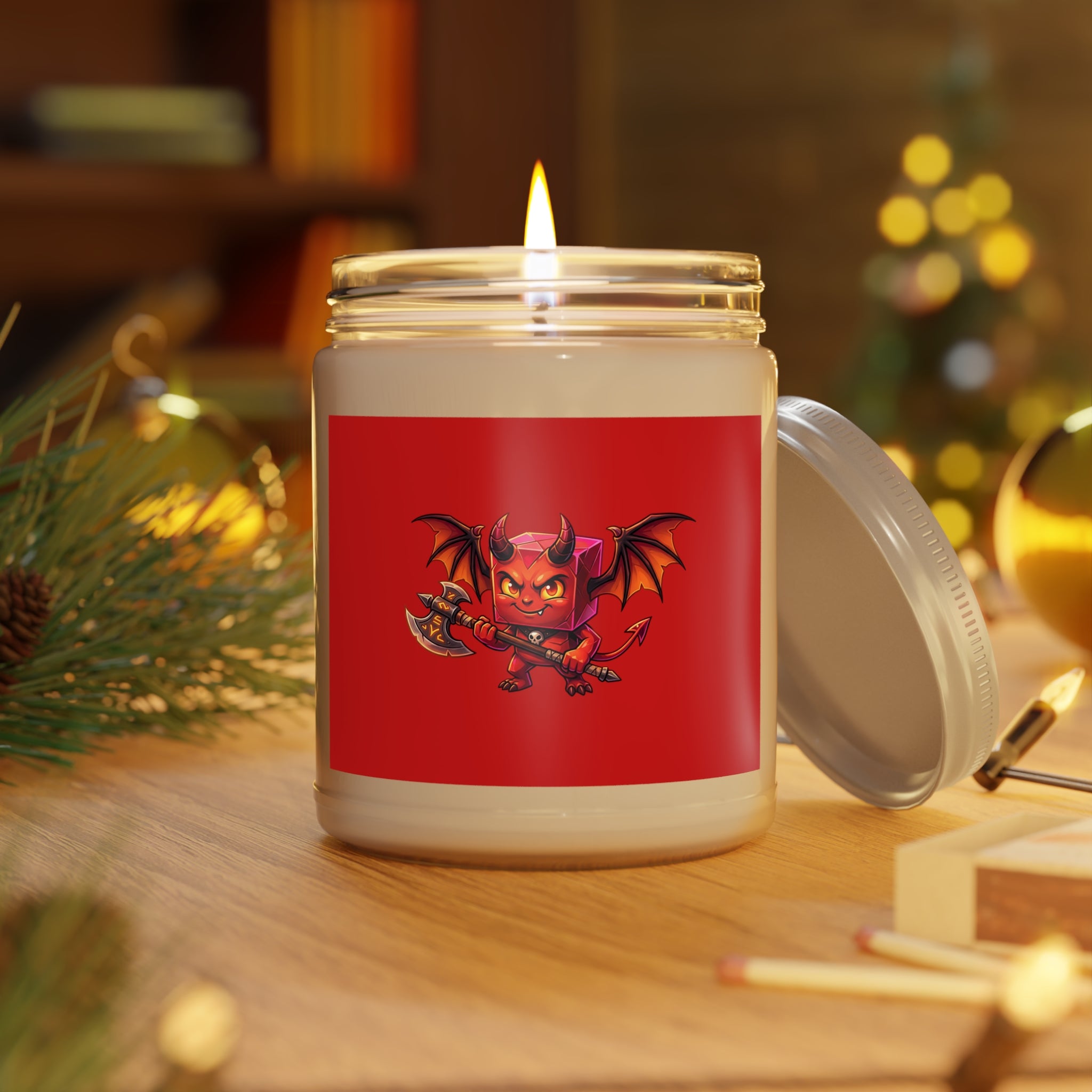 Devil Demon Candle — 9oz Scented Soy Jar