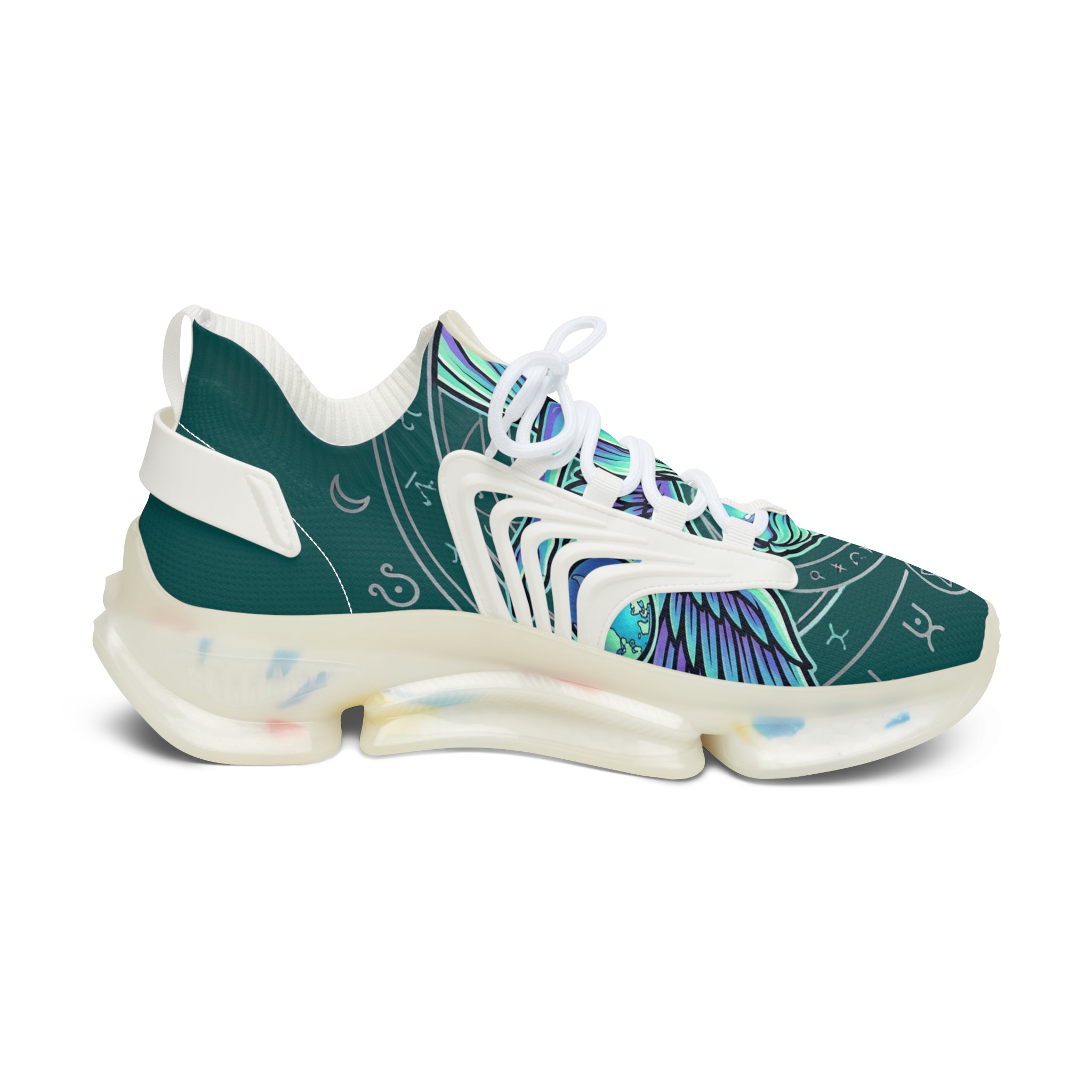 Mystic Butterfly Mesh Sneakers — Women's Breathable Athletic Shoes