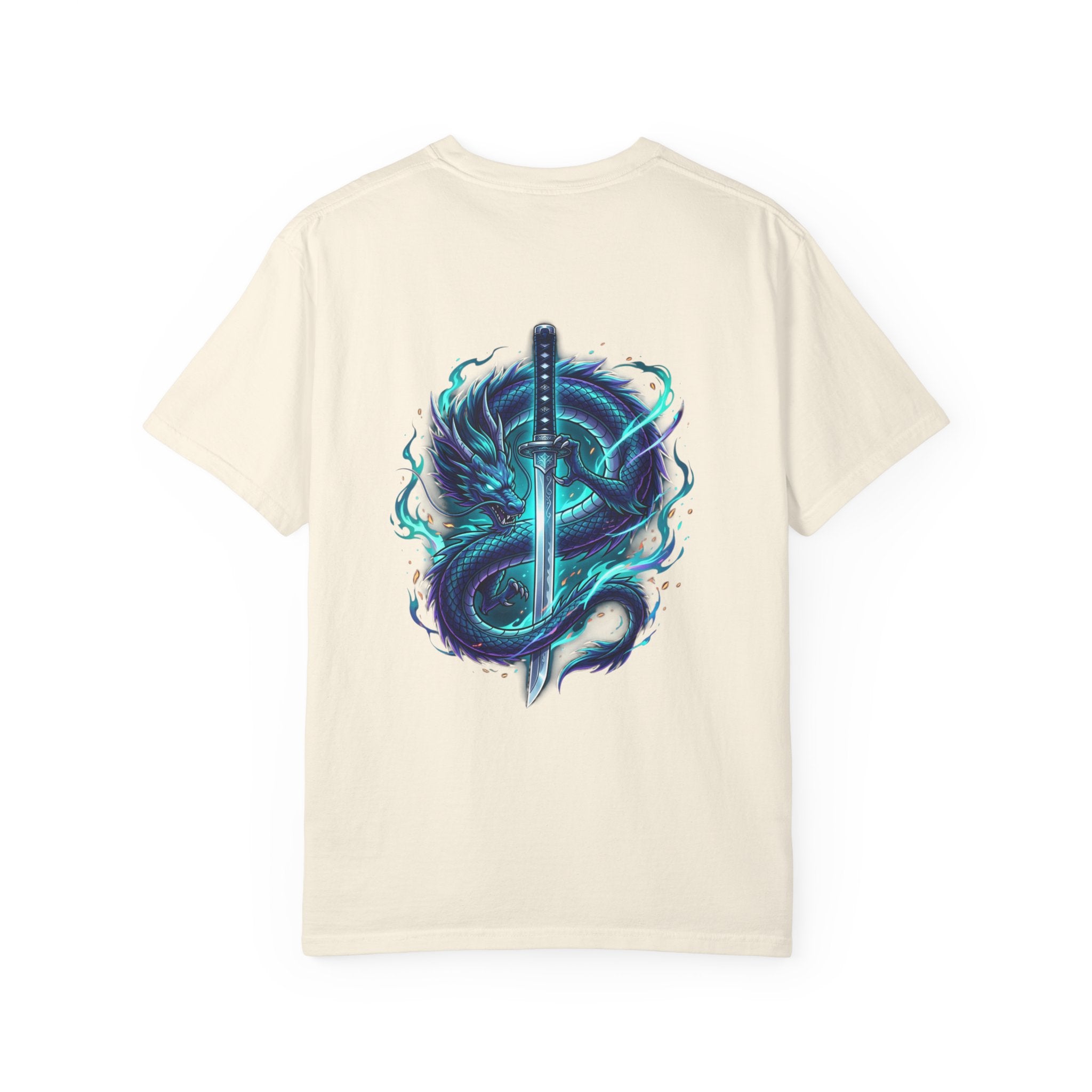 Dragon Katana T-Shirt — Neon Samurai Sword Graphic Tee (17/17)